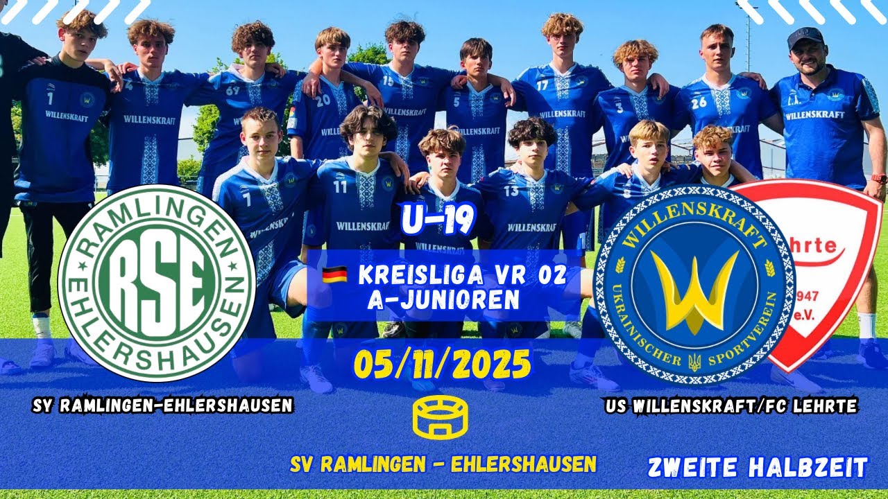 🇩🇪🏆⚽️ SV RAMLINGEN-EHLERSHAUSEN ⚔️⚽️US WILLENSKRAFT/FC LEHRTE (ZWEITE HALBZEIT)
