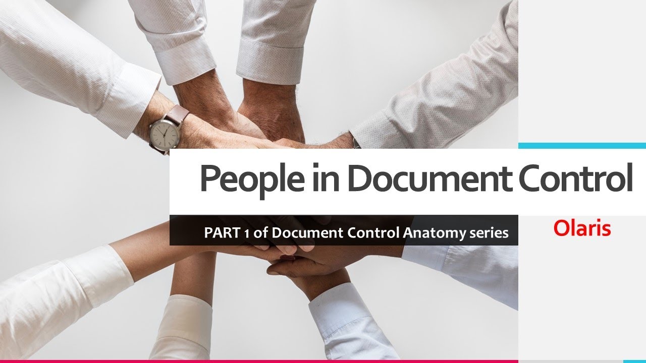DOCUMENT CONTRO ANATOMY - Part 1 - People in Document Control