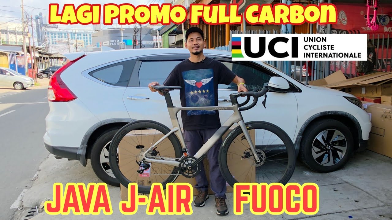 REVIEW ROADBIKE JAVA J-AIR FUOCO CARBON WARNA TITANIUM