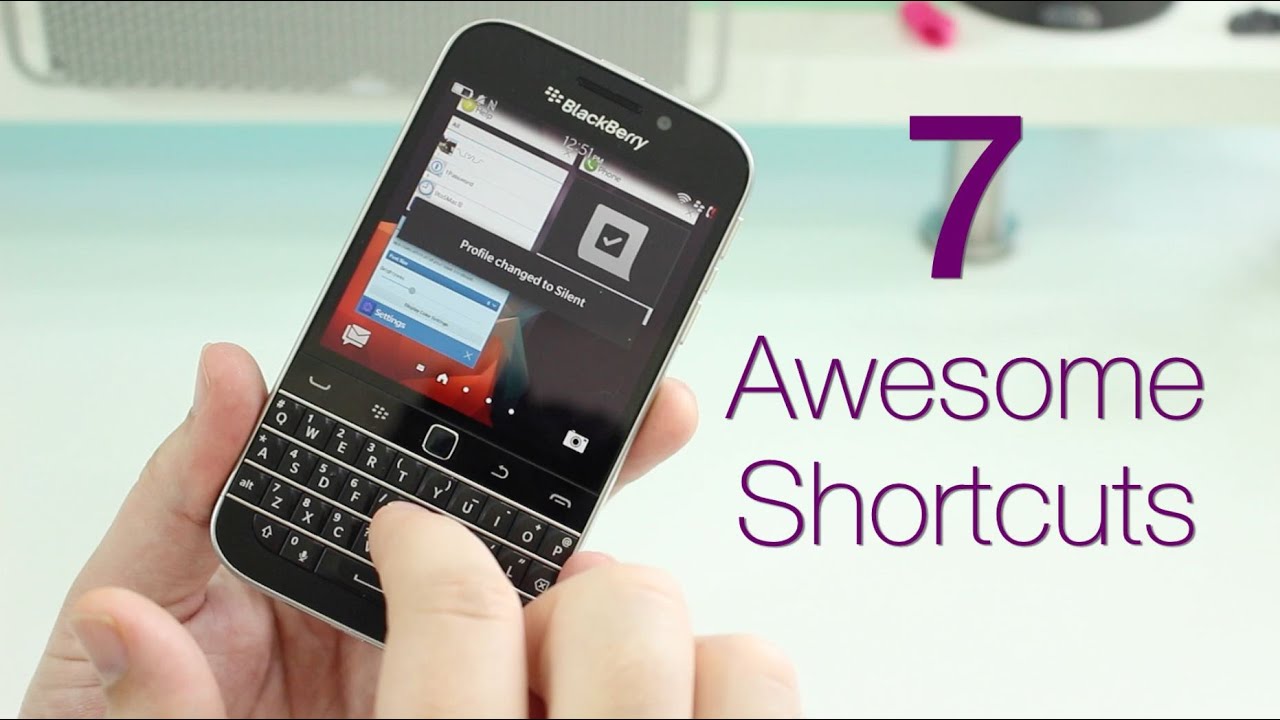 7 потрясающих сочетаний клавиш для BlackBerry Classic