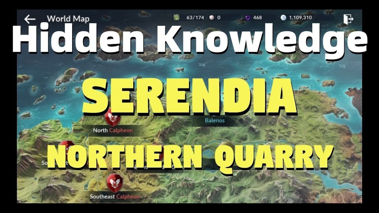 Hidden Knowledge Serendia: Northern Quarry - Black Desert Mobile