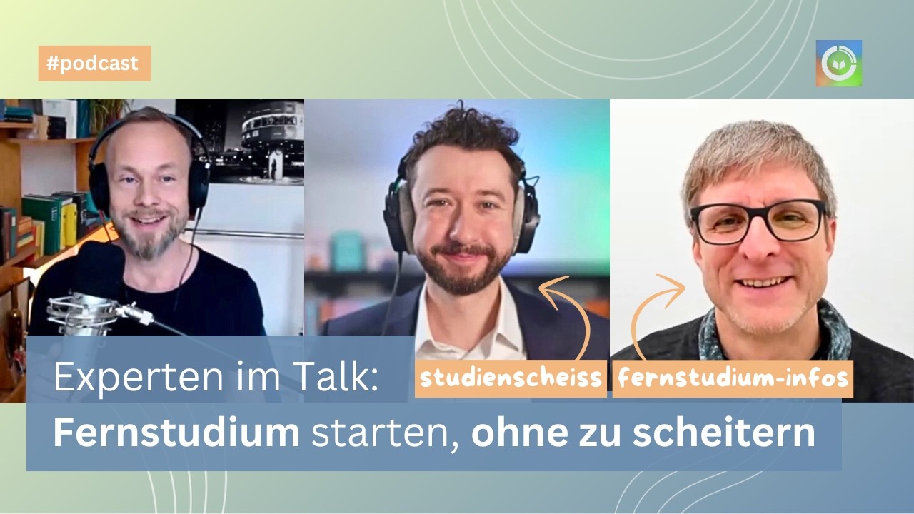 Fernstudium meistern: So legst du die Grundlagen für deinen Erfolg – mit Tim Reichel & Markus Jung