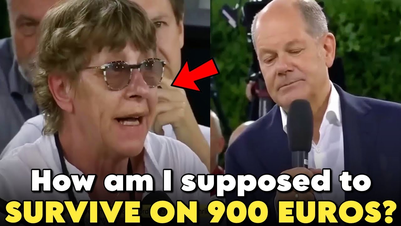 Old Pensioner and audience WAS SHOCKED by Scholz's answer / The Chancellor RUN AWAY
