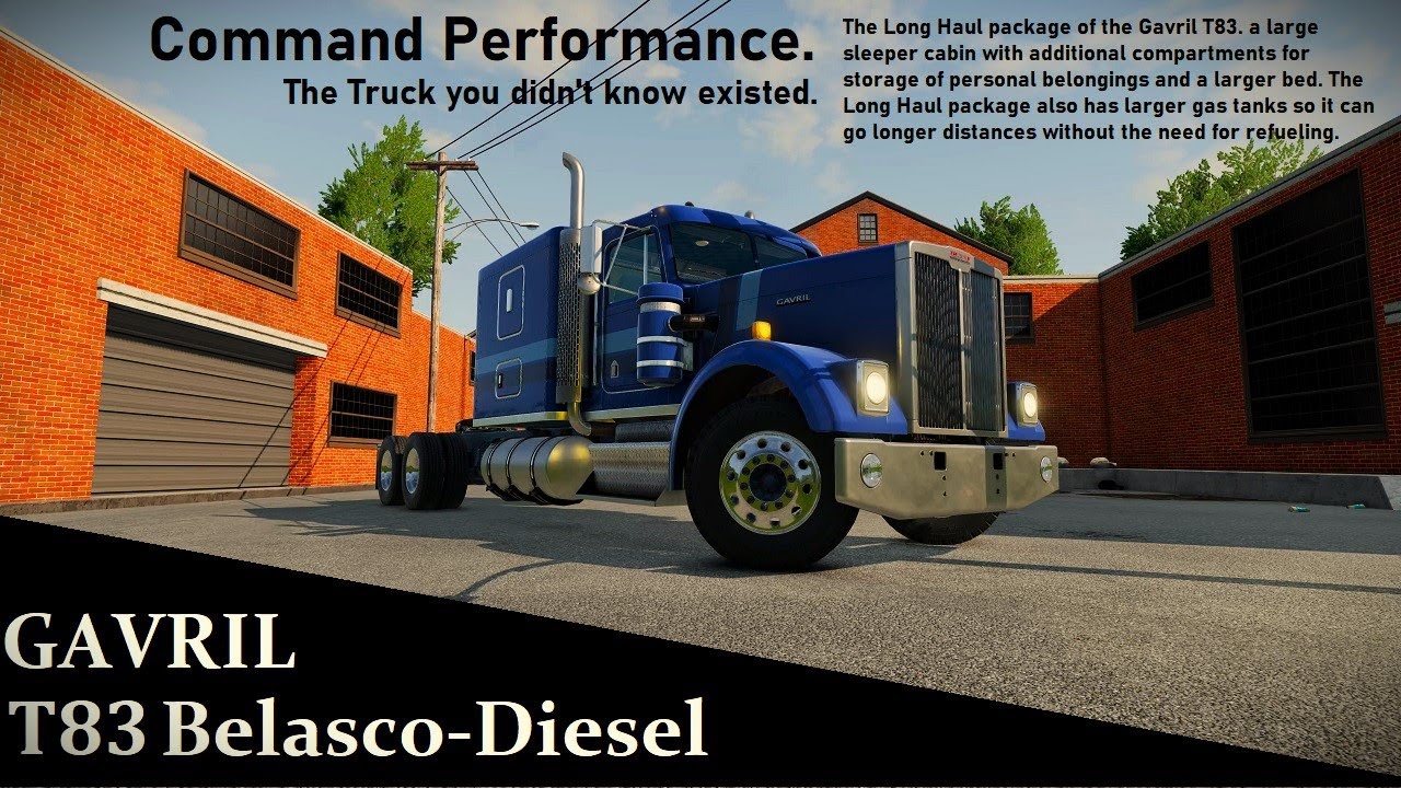 BeamNG.drive (Update 0.31) Freeroam: East Coast, USA - 1972 Gavril T83 Long Haul