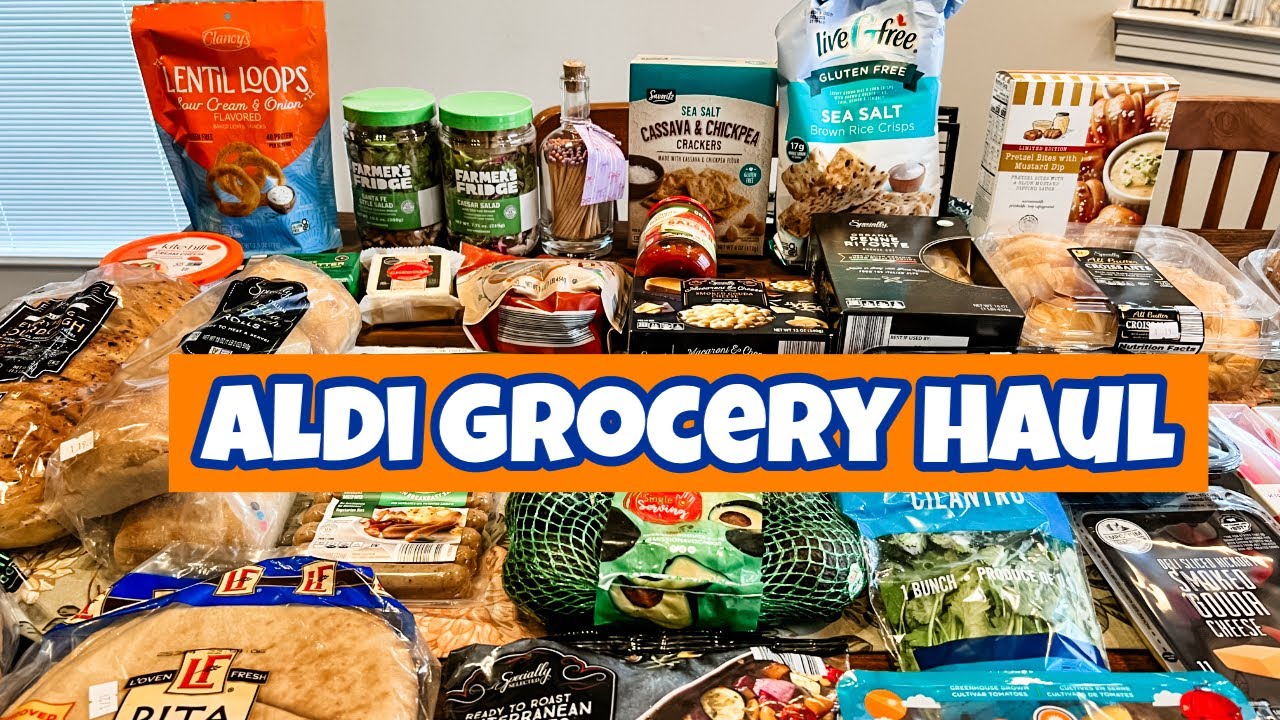 Покупки продуктов в Aldi в январе 2026 года с указанием цен.