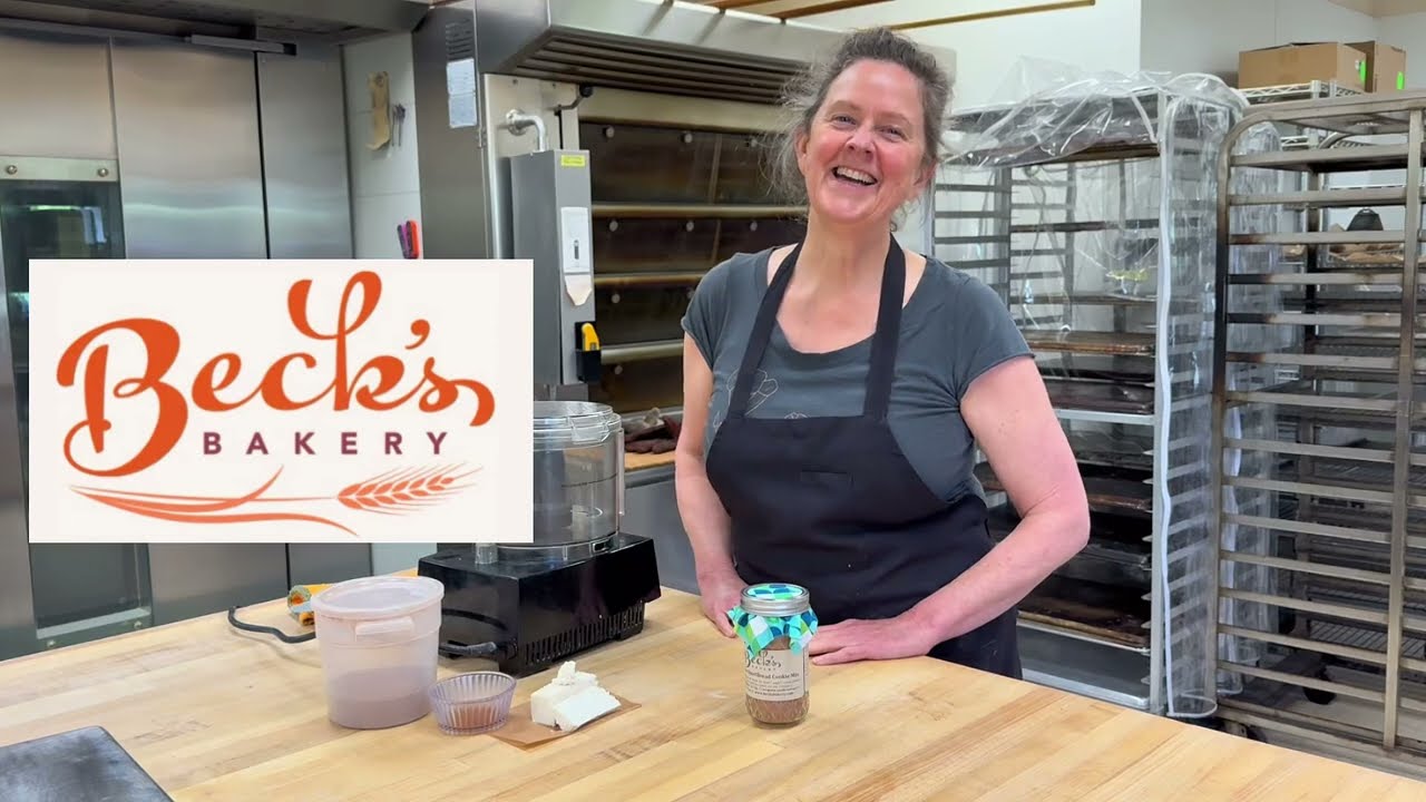 Black Rye Shortbread Cookie Mix Demo - Easiest way to shape!