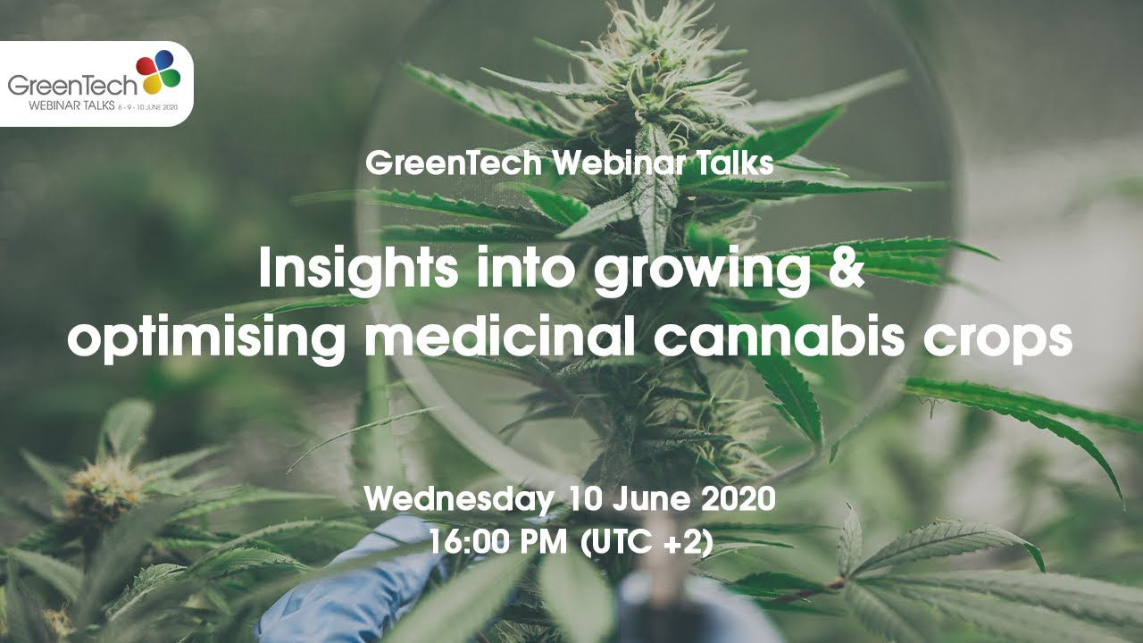 Join the webinar | Optimising medicinal cannabis crops | 10 June 2020