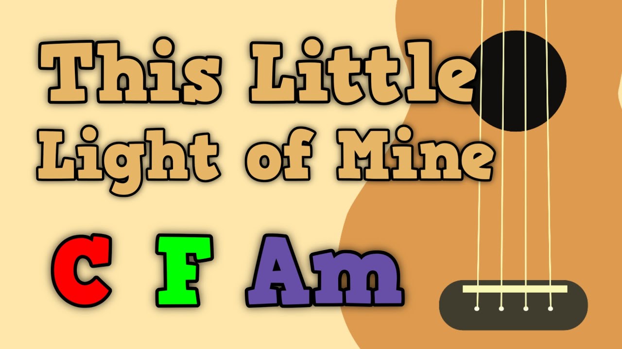 This Little Light of Mine - EASY Ukulele Play Along! 3 Chords!