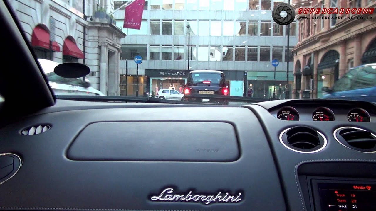 Racing Through London- Lamborghini Style!!