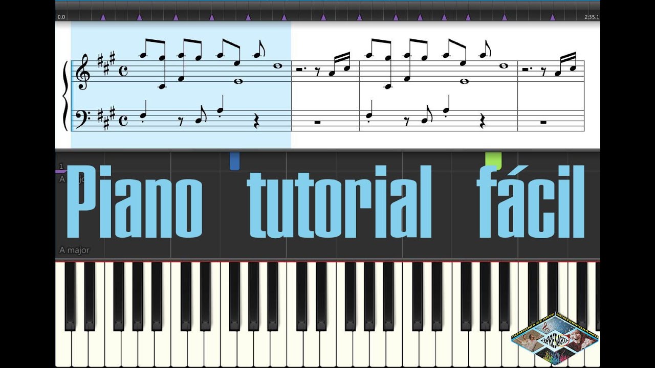 Himno a Santa Cruz - tutorial piano