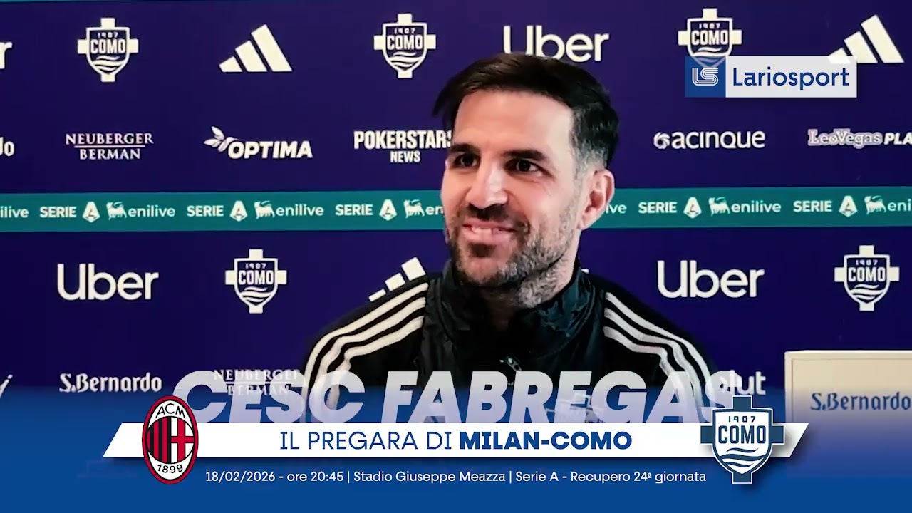 𝐌𝐈𝐋𝐀𝐍-𝐂𝐎𝐌𝐎 | Conferenza stampa di Cesc Fabregas