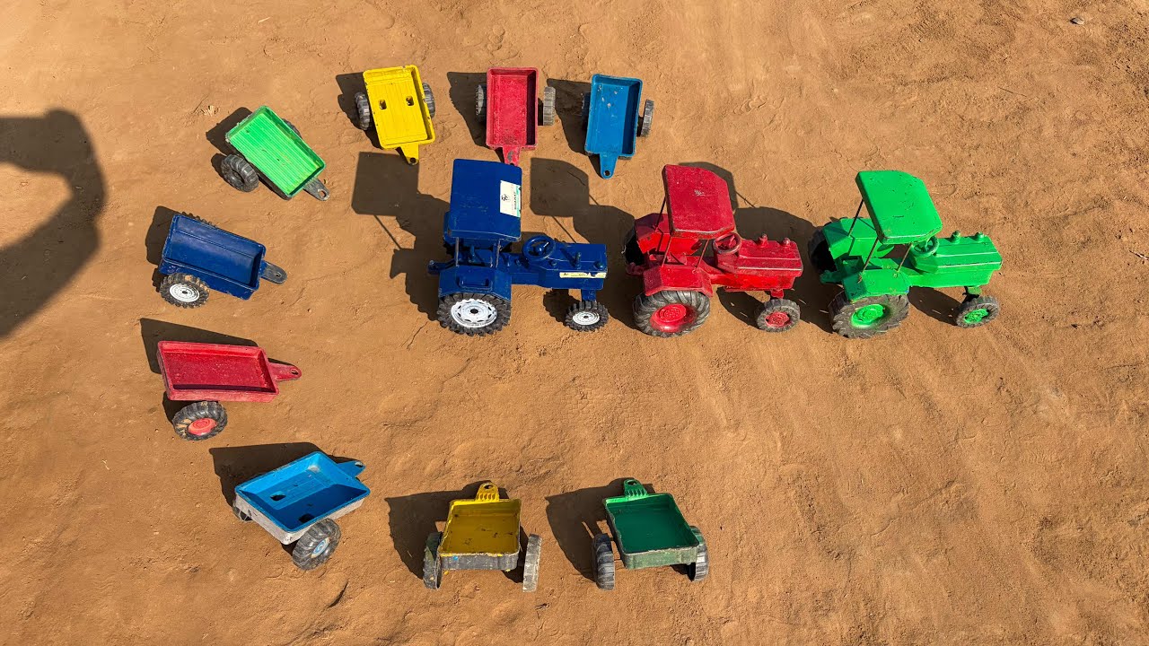The people who came to pick up their tractors had their trailers filled with soil from trailers!