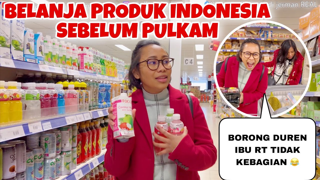 BORONG DURIAN DAN MAKANAN INDONESIA DI TOKO ASIA