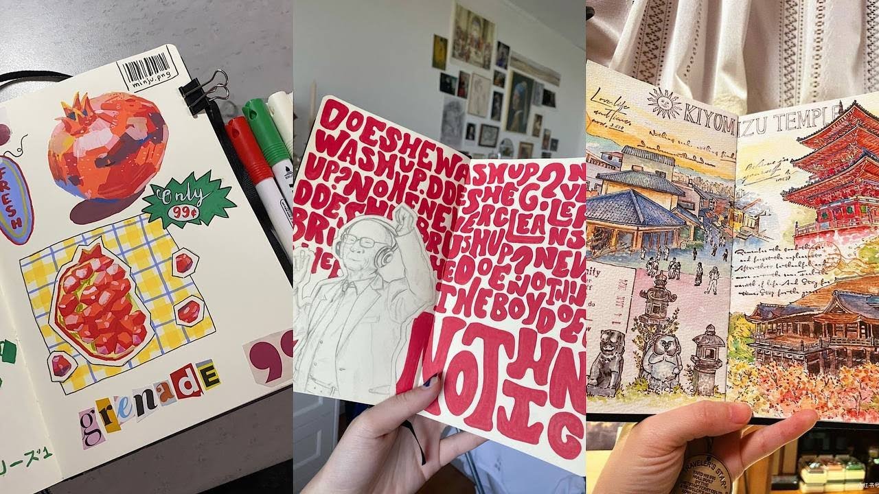 ART SKETCHBOOK 📖 TIKTOK compilation [NO OUTROS] | Read desc #80