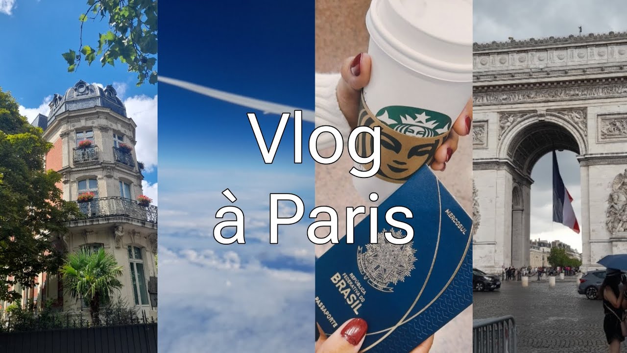 Vlog: Me mudei para a França / Mostrando ruas de Paris /Me acompanhe no aeroporto