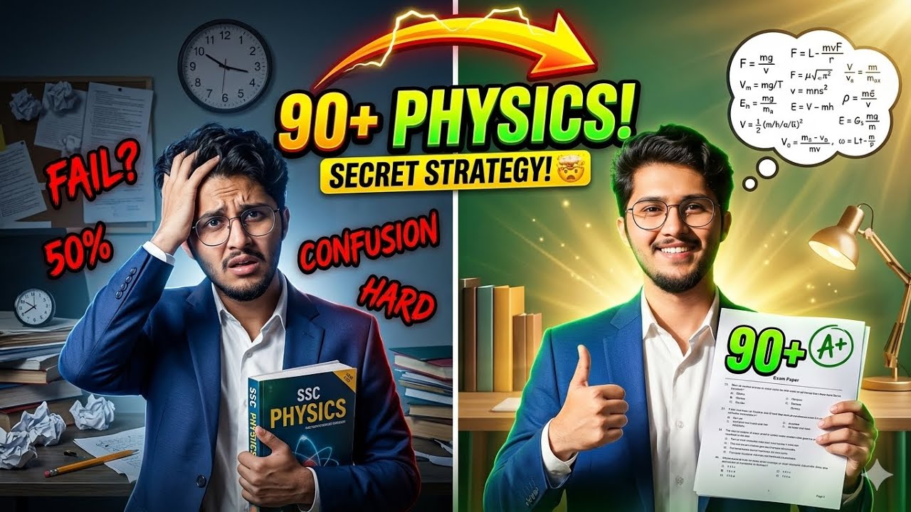 SSC Physics: টপারদের সিক্রেট পদ্ধতিতে ৯০+ মার্কস পাওয়ার সহজ উপায়!