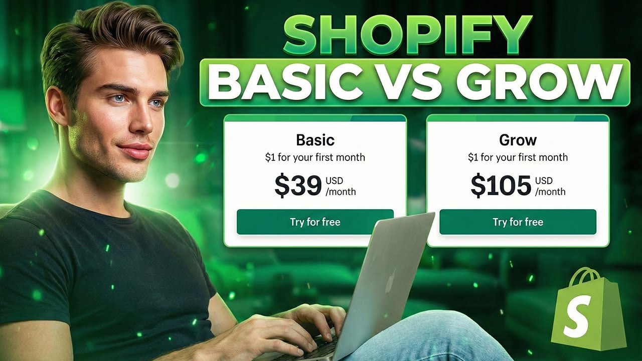 Shopify Basic vs Grow Plan | Pros, Cons & Which to Choose