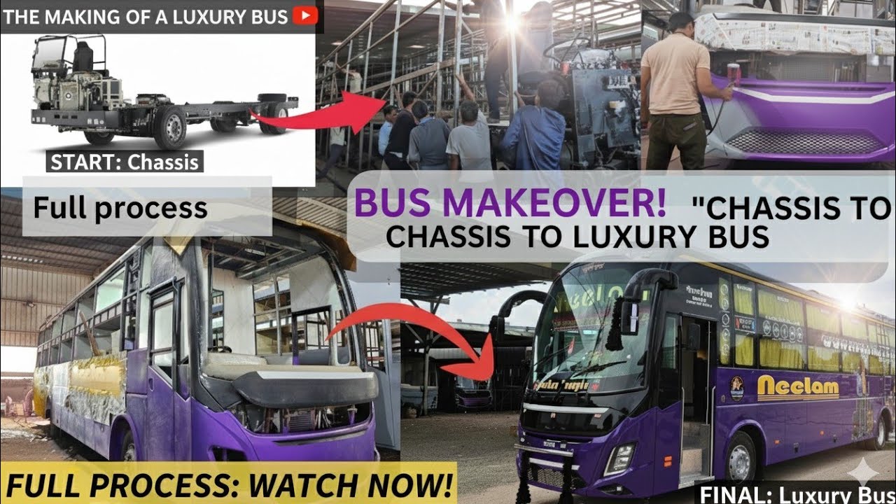 Bus kese banti he  bus FULL Manufacturing process  