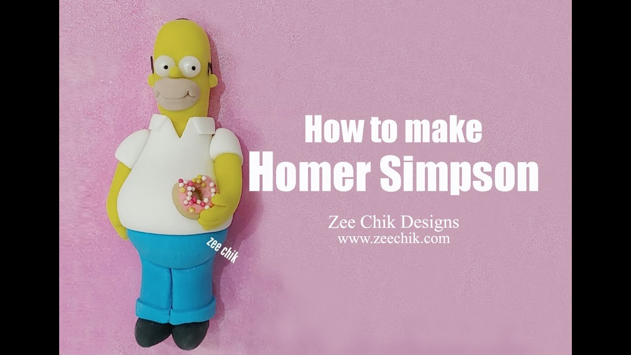 How to make fondant Homer