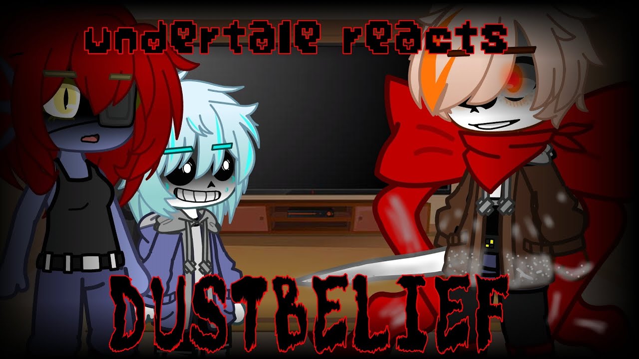 undertale reacts to DUSTBELİEF comic || lazy video || link in desc