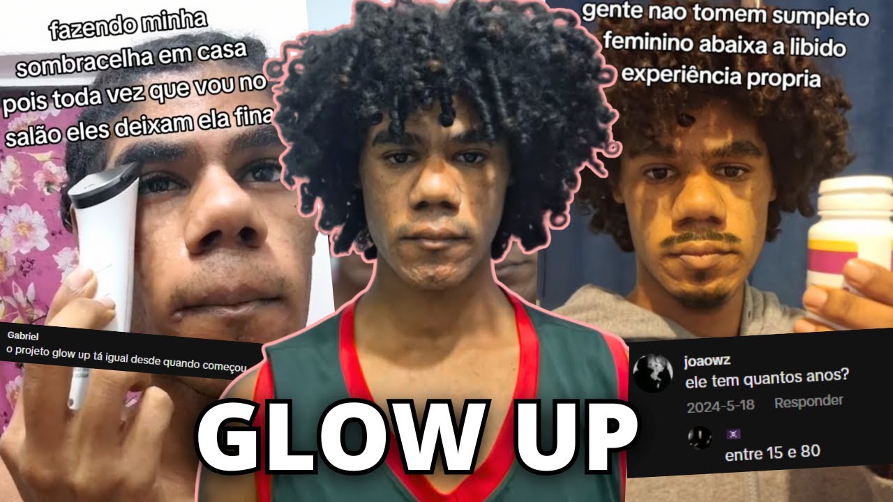 ELE  SÓ QUER TER UM GLOW UP, MAS ELE NÃO SE AJUDA