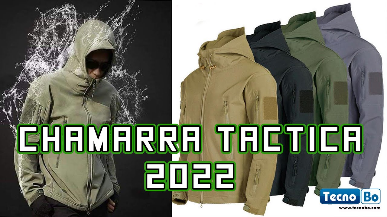 Chamarra tactica Impermeable Modelo 2022 | Senderismo, Camping, Trekking, policial Militar