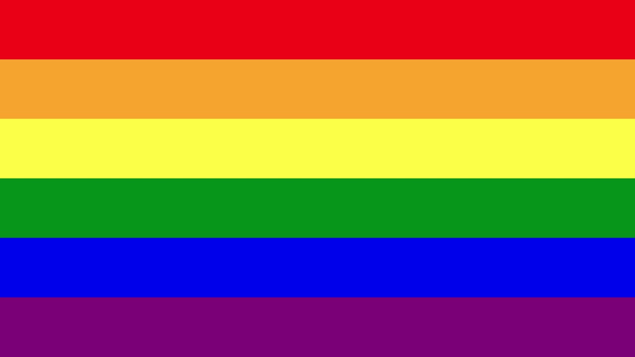 LGBTQ FLAG SCREEN - 1 Hour - 4K / Pride Month