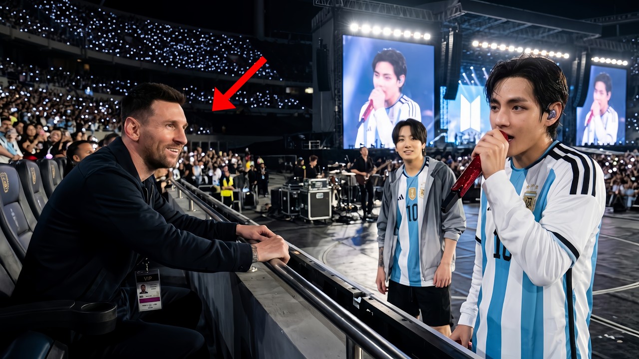 15 minutes ago 🔴 Taehyung and BTS behind the scenes of the BTS concert at Estadio &Uacute;nico!