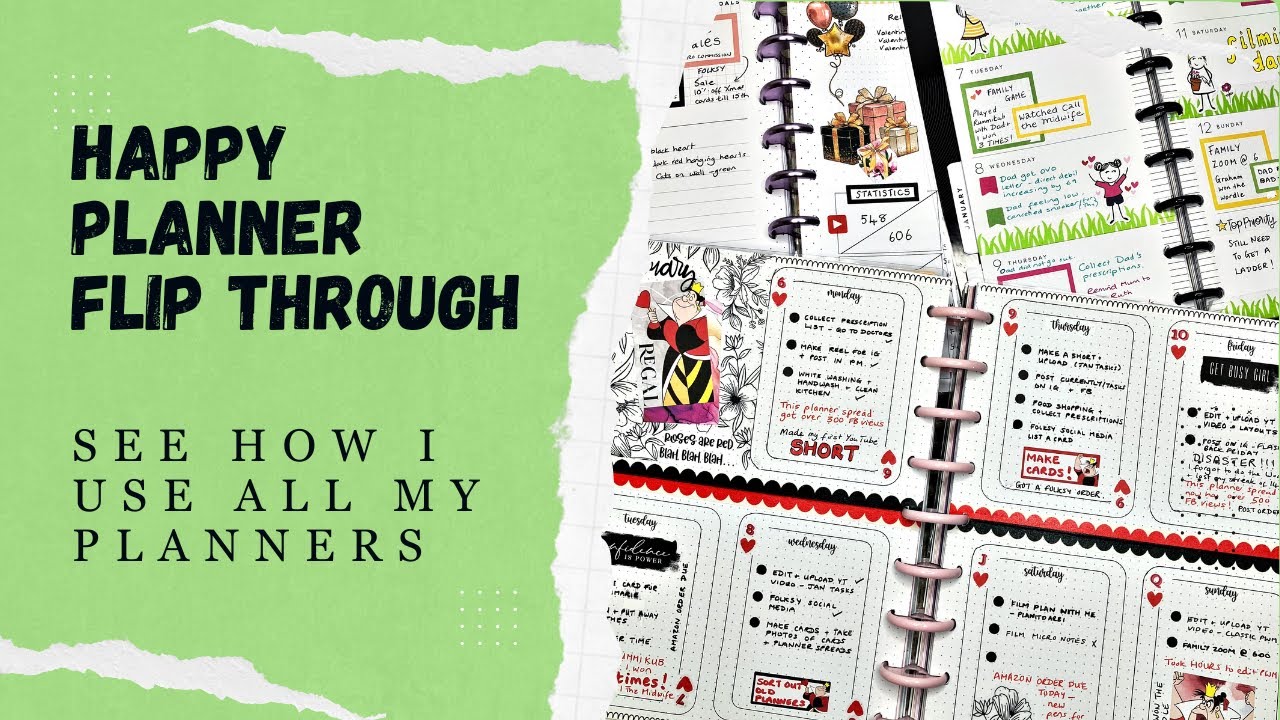 HAPPY PLANNER FLIP THROUGH | After the Pen in my Classic Vertical, Skinny Classic & Social Media