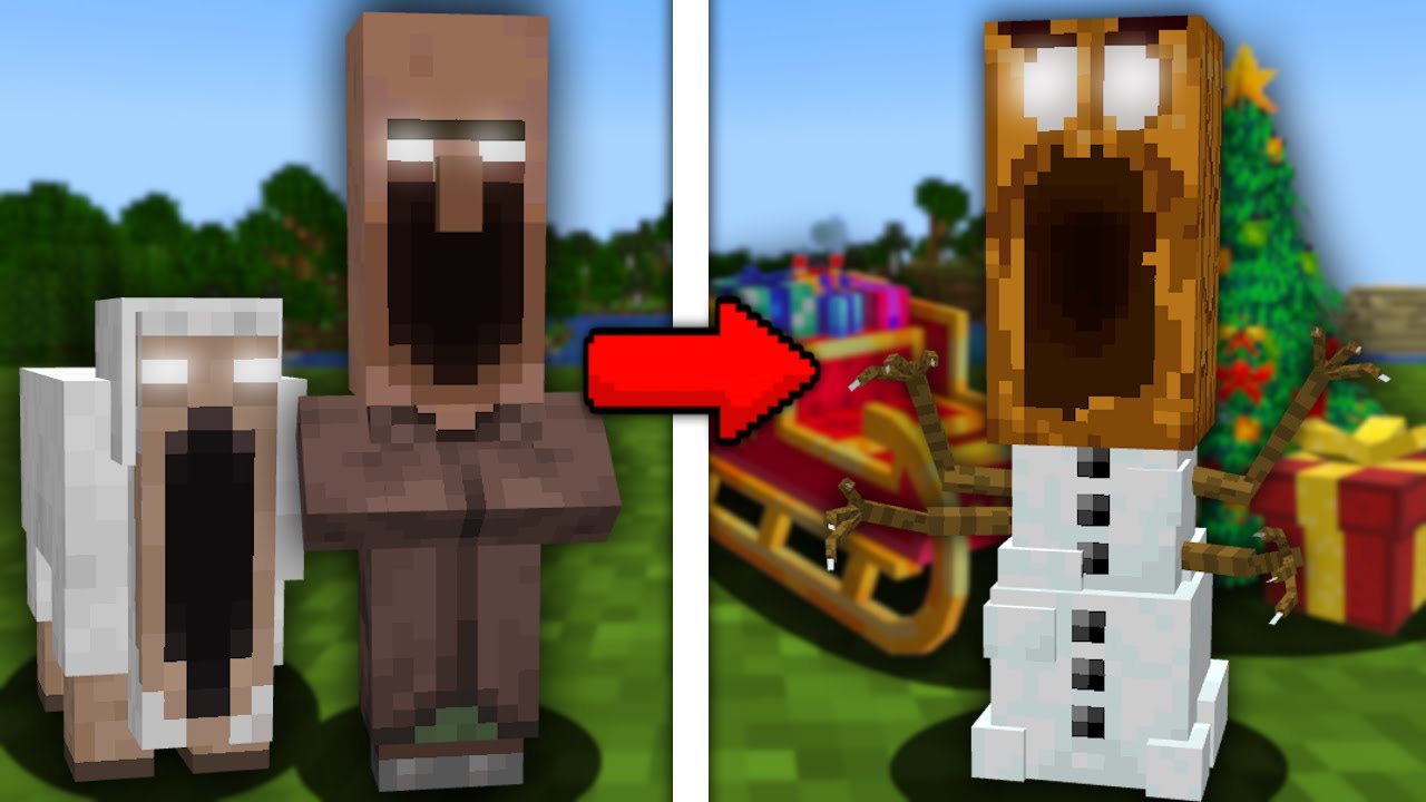Ich mache Minecraft Horror Mobs zu Weihnachten ...