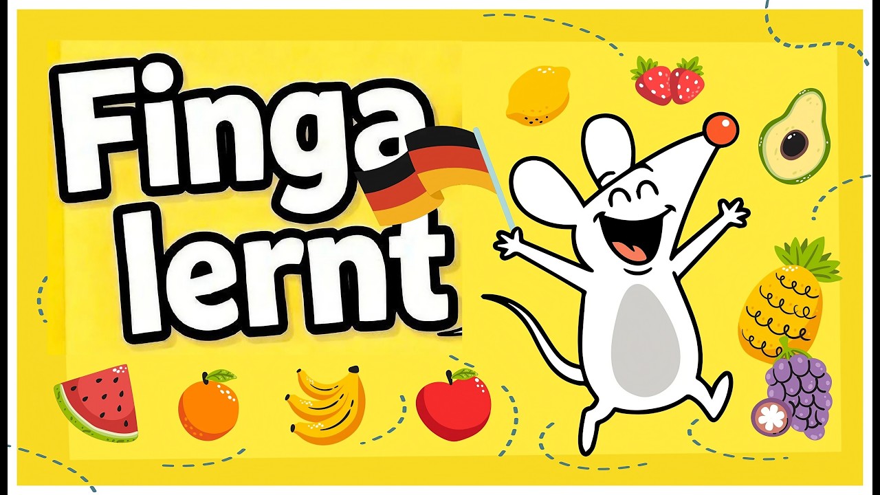 🍓 FRÜCHTE & BEEREN lernen auf Deutsch (A1) | Vorschule | German | für Kinder #deutsch #früchtelernen