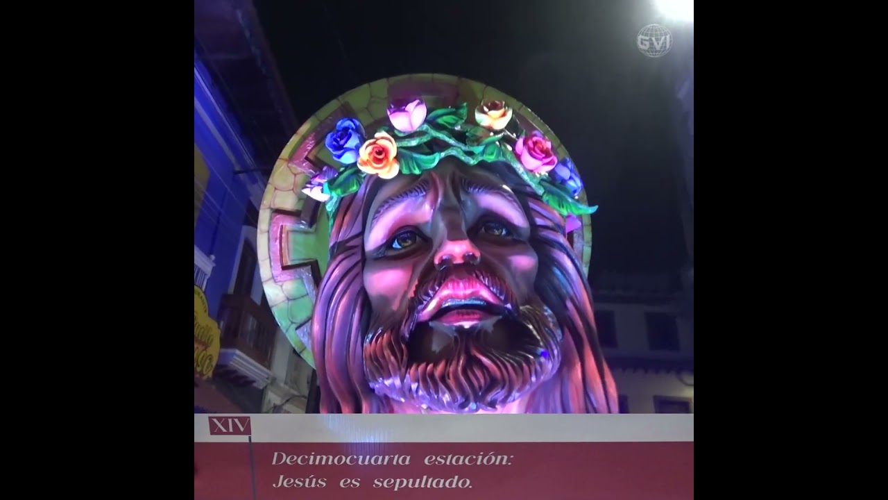 D&eacute;cimocuarta estaci&oacute;n: Jes&uacute;s es sepultado #pasto  #sendadefe #semanasanta2025