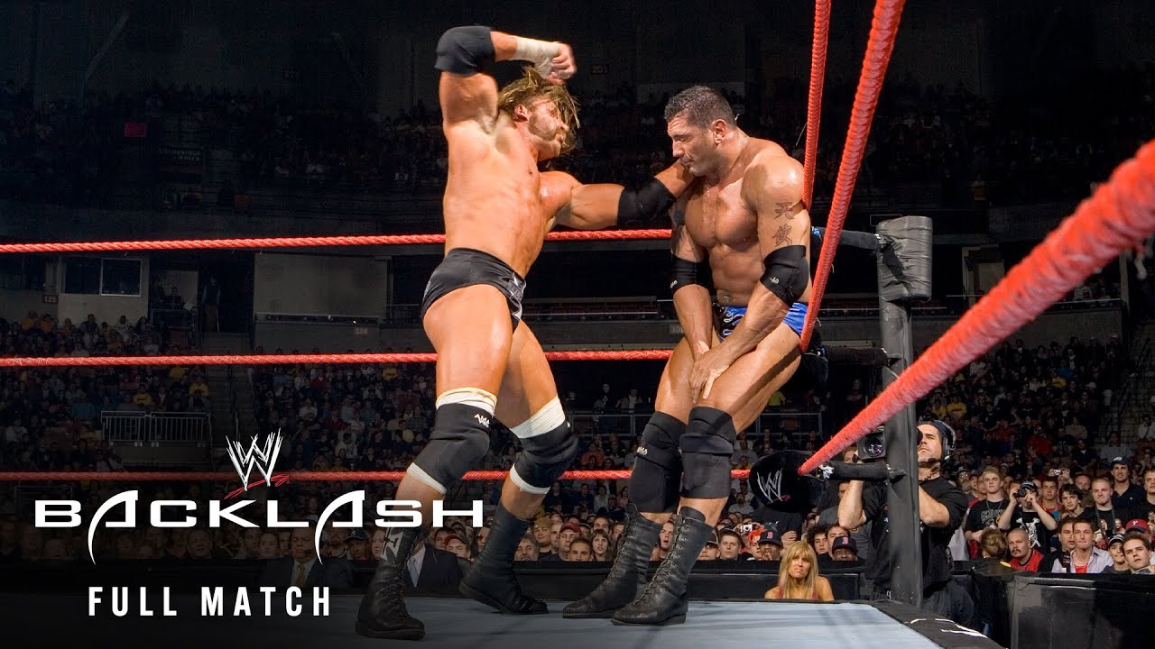 FULL MATCH: Batista vs. Triple H — World Heavyweight Title Match: WWE Backlash 2005