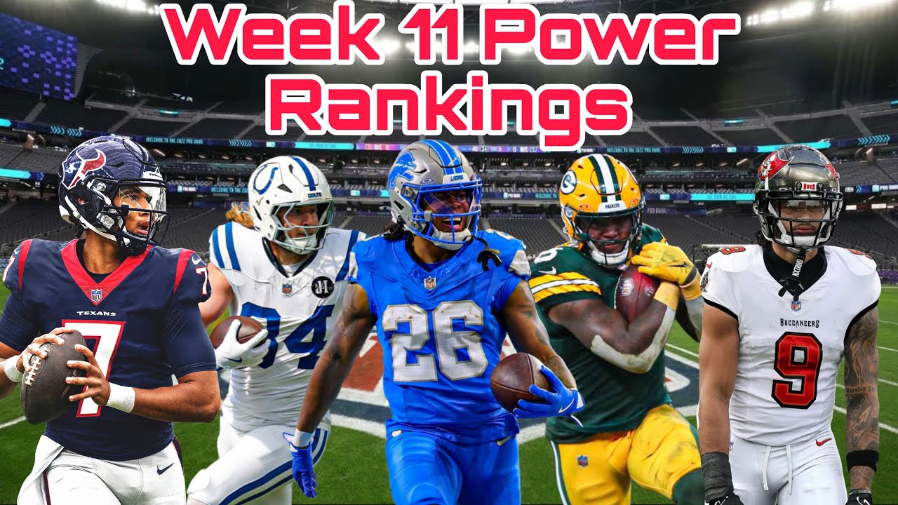 NFL Week 11 Power Rankings 