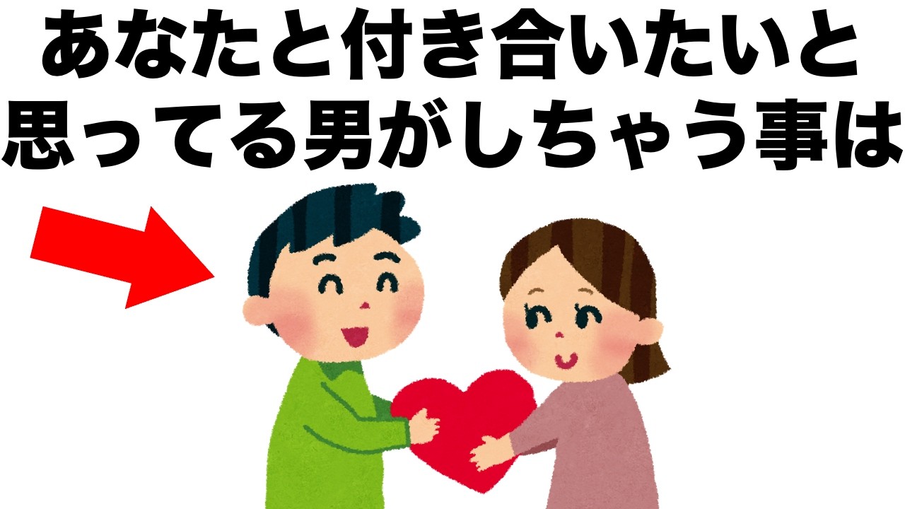 あなたと｢付き合いたい！｣と思っている男性が、ついしてしまうことがあります。【恋愛雑学】