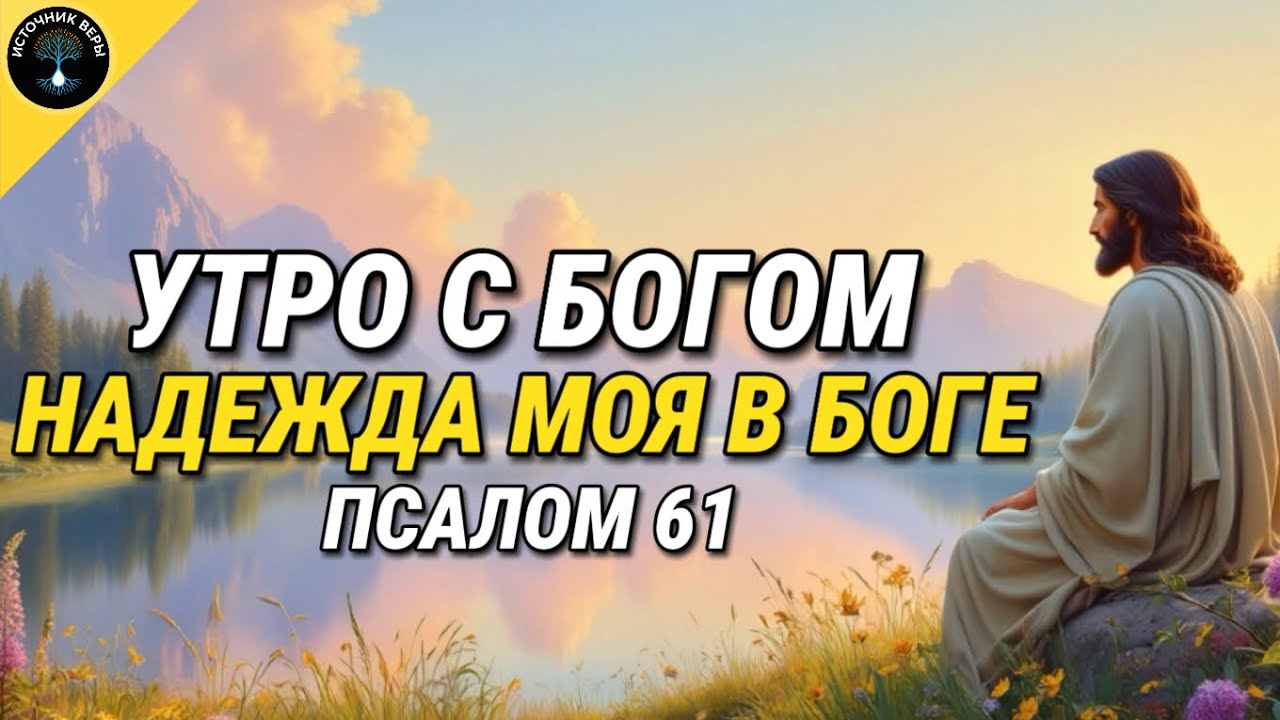 Утро с Богом: Надежда моя в Боге | Псалом 61 | Утренняя Молитва