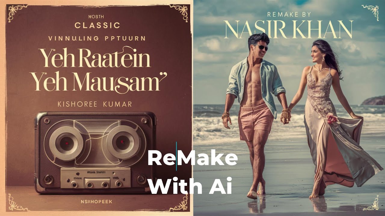 Yeh Raatein Yeh Mausam | Song Remake With Ai By Nair Khan | kishor Kumar