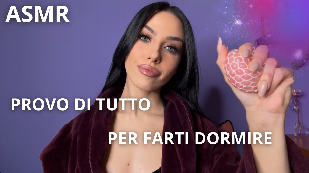 ASMR POV - Provo di tutto per farti addormentare perché non riesci a dormire
