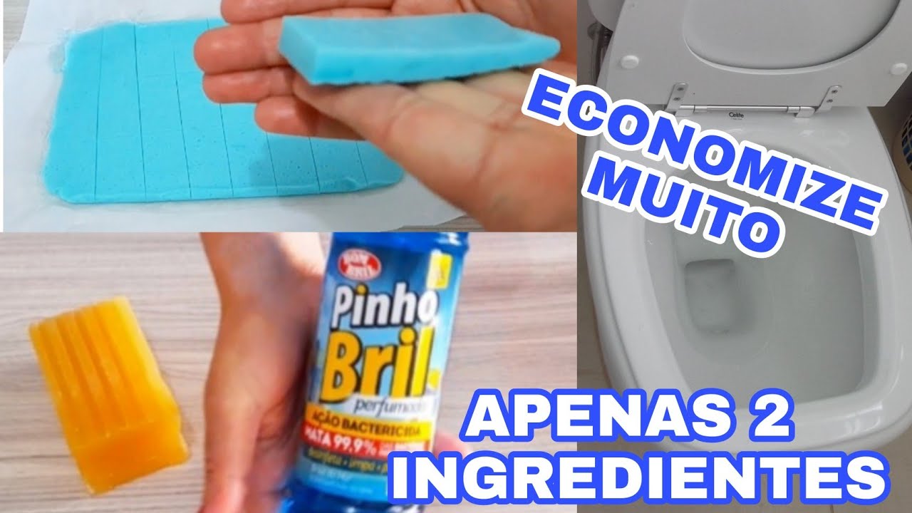 PASTILHA SANITÁRIA CASEIRA/fácil de fazer!apenas 2 ingredientes