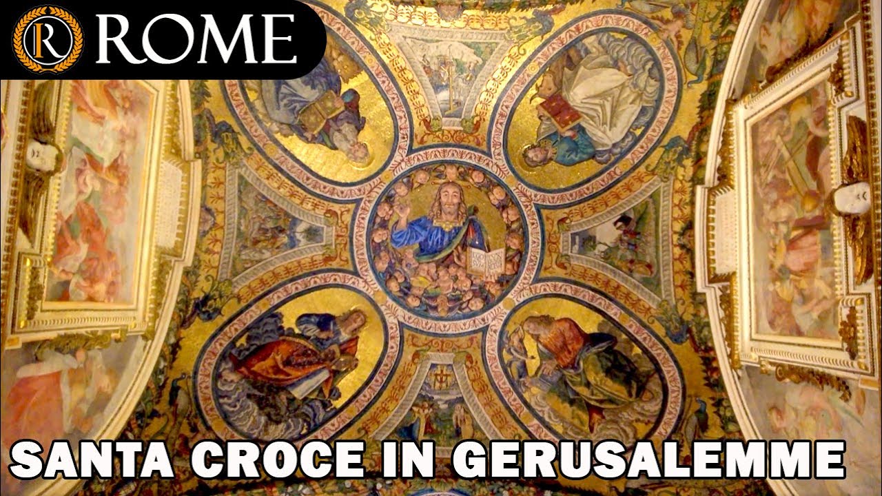 Rome guided tour ➧ Holy Cross in Jerusalem [4K Ultra HD]