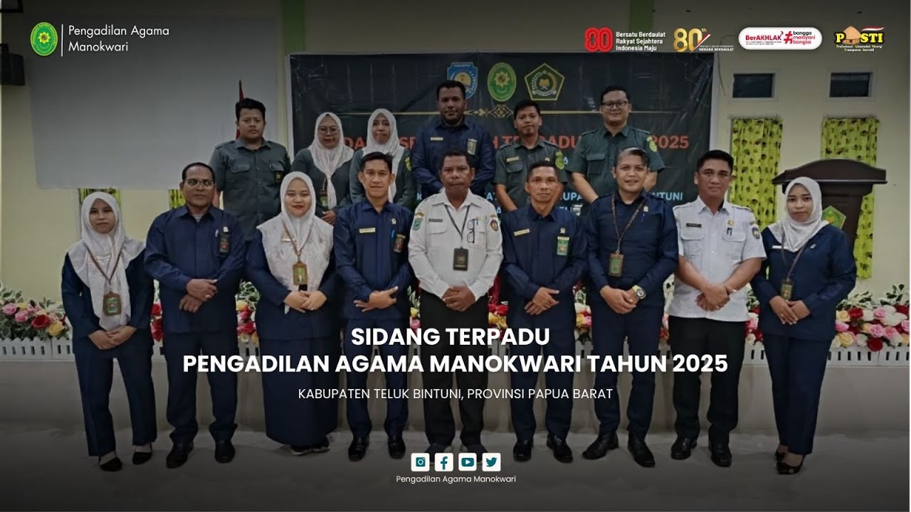 SIDANG TERPADU PENGADILAN AGAMA MANOKWARI TAHUN 2025 (KABUPATEN TELUK BINTUNI, PROVINSI PAPUA BARAT)