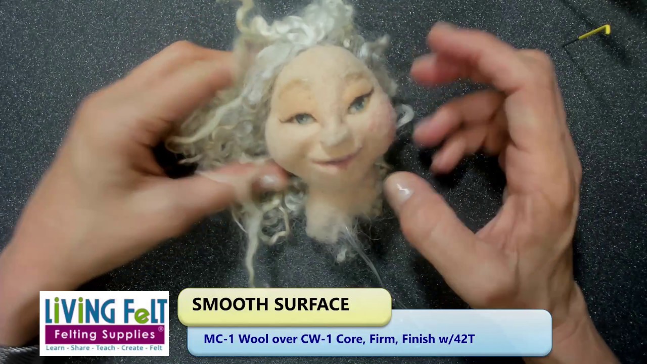 Needle Felting Tutorial - How to Get Rid of Needle Marks