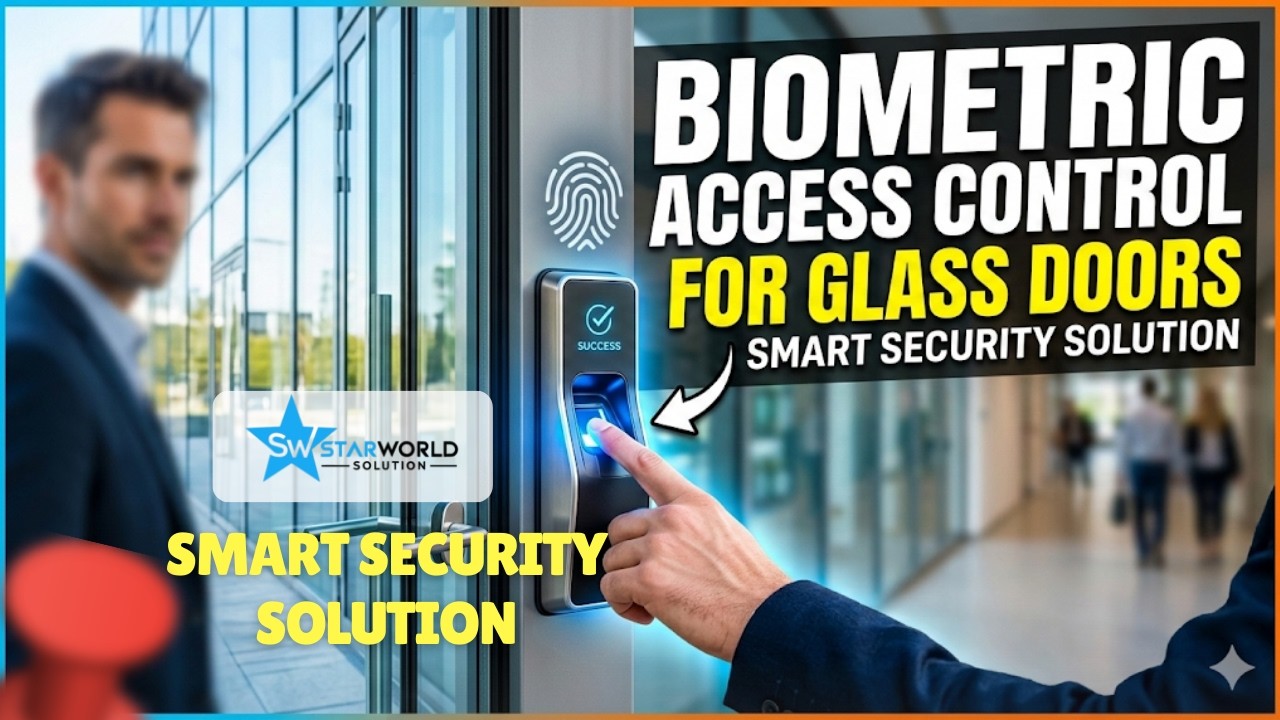 Access Control Door Lock for Glass Door | Full Installation Process