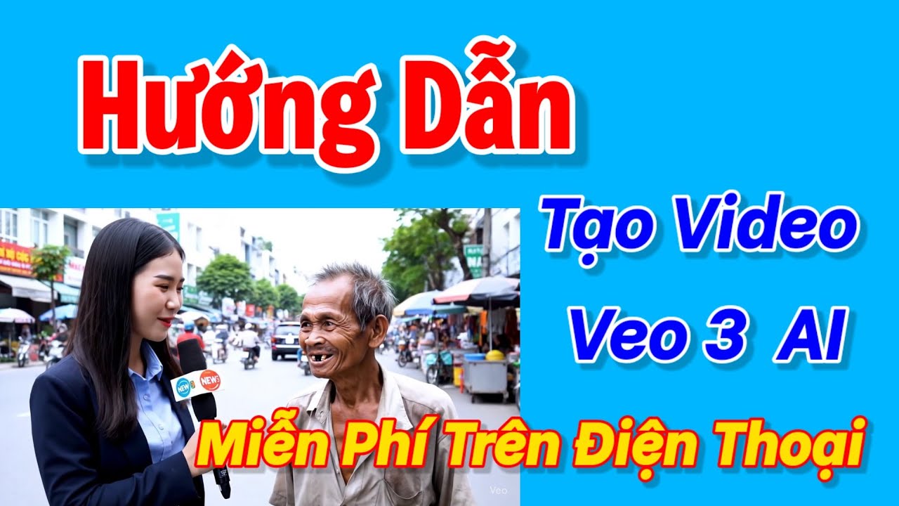 Hướng dẫn tạo video veo 3 , AI miễn phí trên điện thoại.