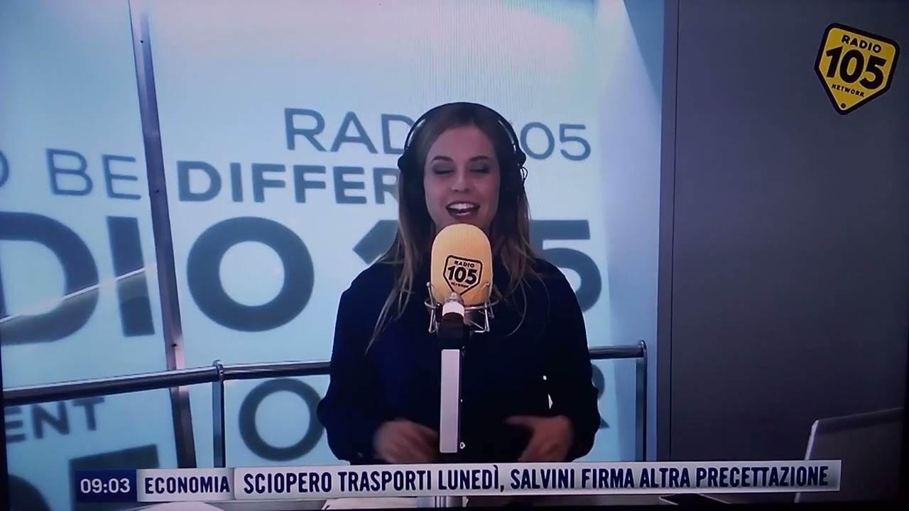 sigla tutto bene a 105 camomilla award con Arianna champoli e linda pani radio105tv