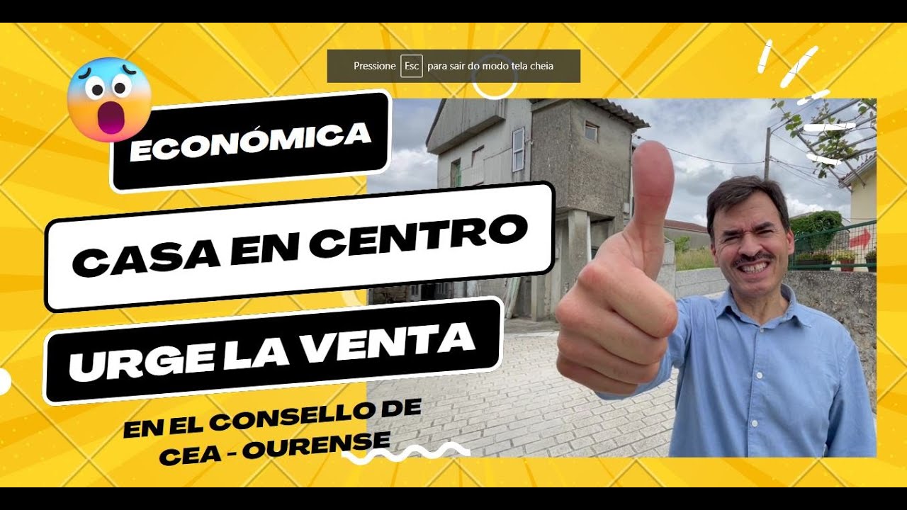 #50 - VENTA CASA ECONÓMICA EN EL CENTRO DE CEA - OURENSE - ESPAÑA