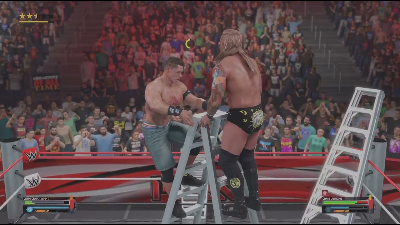 WWE 2K25 john cena vs chris jercho at TLC match on wwe raw