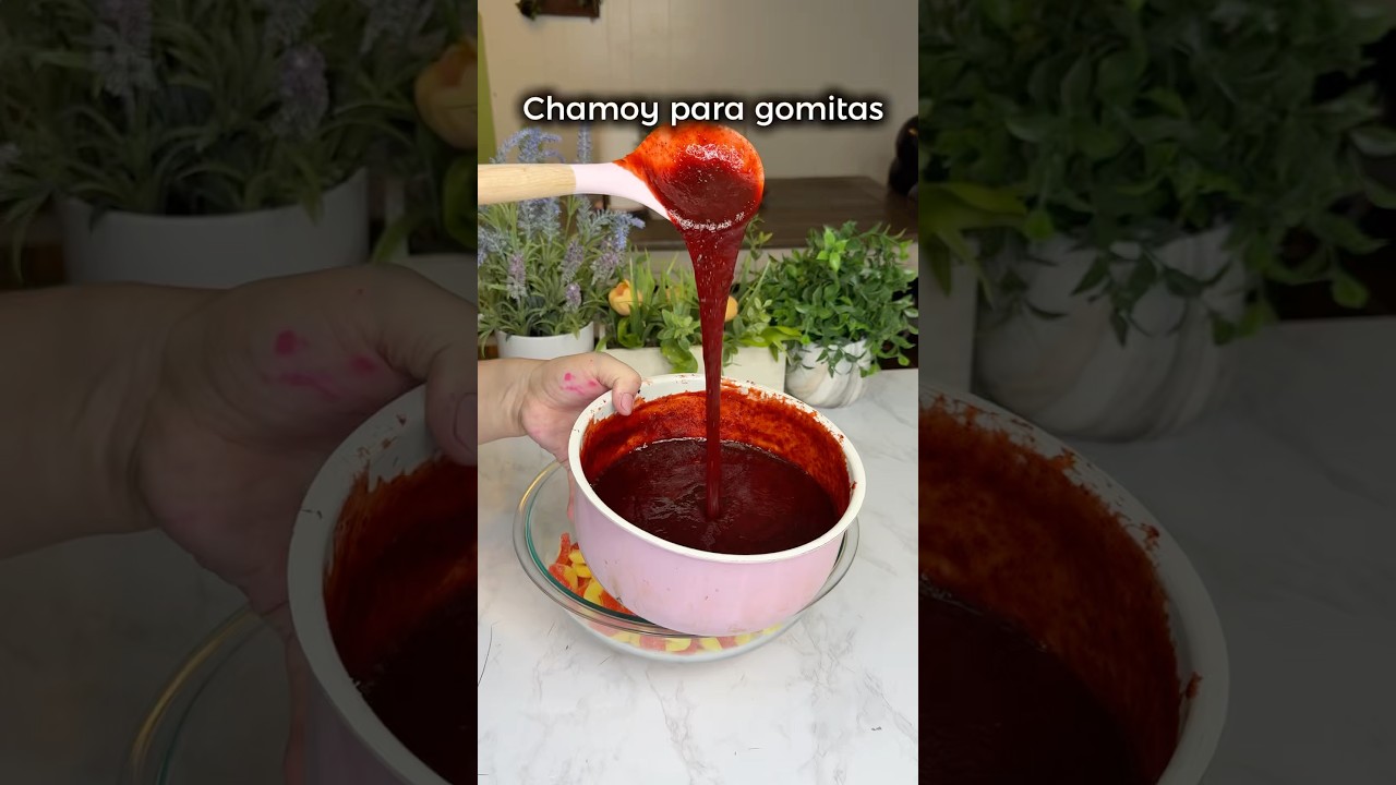 Chamoy para gomitas enchiladas #chamoy #gomitas #spicy #receta #recipe #viralshort