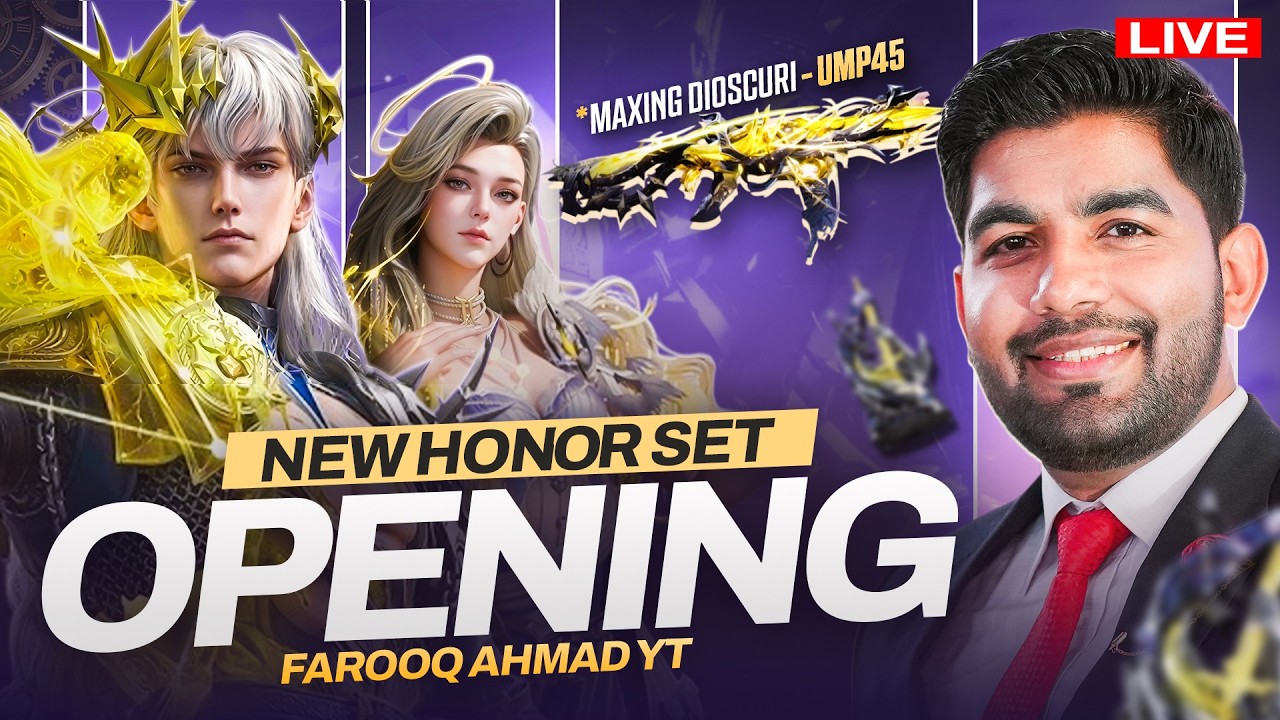 Opening Honer Lucky Crate | Maxing Dioscuri - UMP45 |🔥 PUBG MOBILE Live 🔥