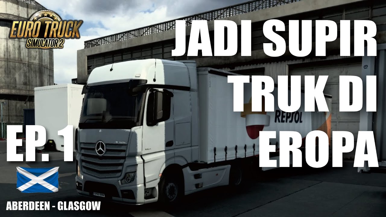 KENA TILANG TERUS! Memulai Karir Jadi Supir Truk di Eropa | EURO TRUCK SIMULATOR 2 #1